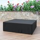image 9 of Outsunny Large Garden Set Square Cover Outdoor Furniture Waterproof Resist Fade Black | Black