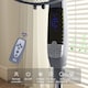 image 3 of HOMCOM 16 Oscillation Cooling Fan with Remote Adjustable Height
