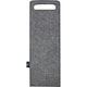 image 2 of Felta Recycled Felt 750ml Wine Bag - Medium Grey - One Size Grey