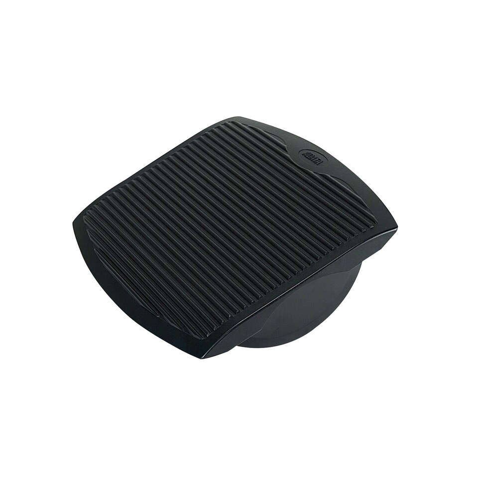 image 1 of Contour Ergonomics Rocking Footrest Black Adjustable Rocking Office Foot Rest Anti-Slip