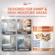 image 3 of Landlords Paint - Anti-Damp Paint - Damp Proof Protection for Interior Walls & Ceilings - Sage Green - 5L