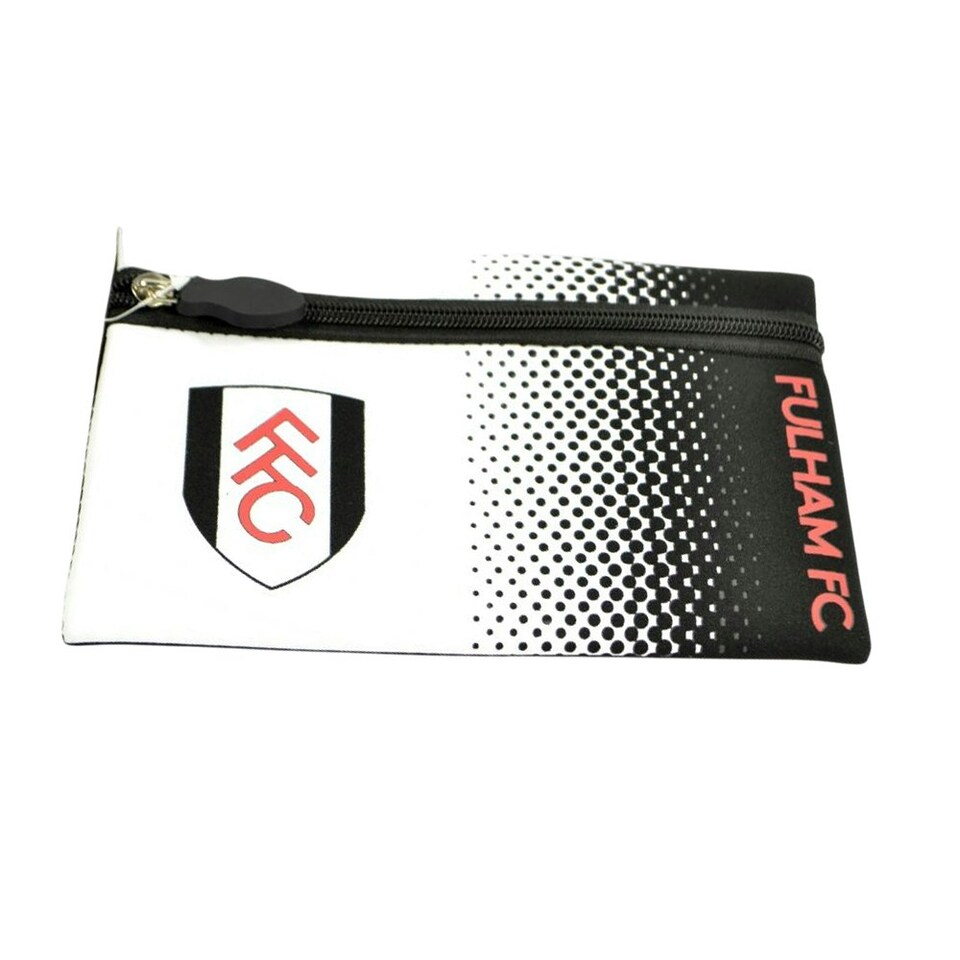 image 1 of Fulham FC Pencil Case - Black/Red/White - One Size