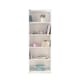 image 8 of Adore Matt White 5 Tier Bookcase Shelving Unit White