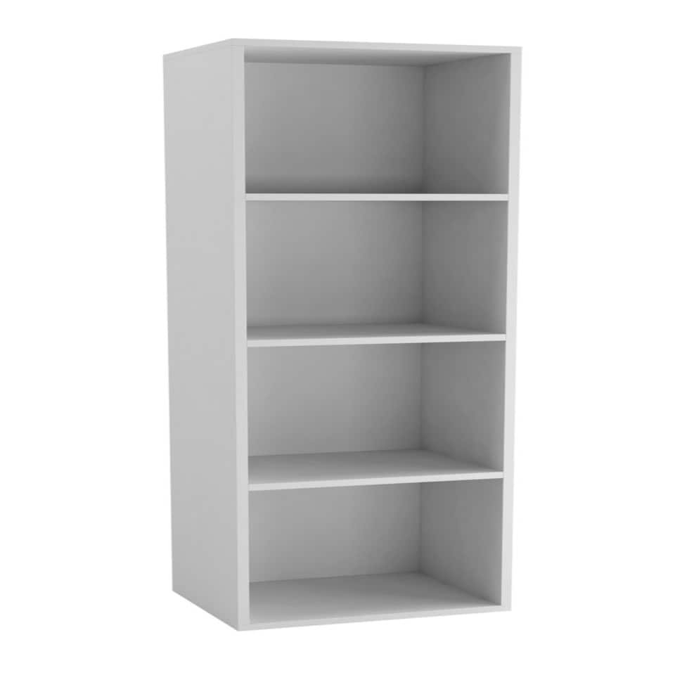 image 1 of 4-Tier Cube Shelving Unit Brown | Unit Colour: Beech