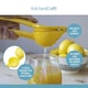 image 7 of KitchenCraft Lemon Squeezer Yellow Metal