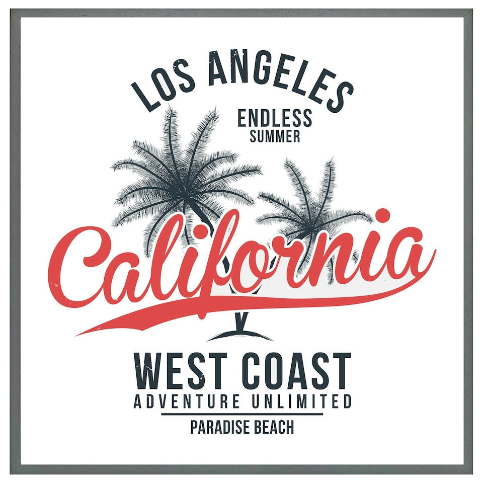 image 1 of Cali west coast (Picture Frame) Grey | XS
