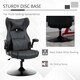 image 4 of Vinsetto Gaming Chair Home Office Chair w/ Swivel Pedestal Base Lumbar Support