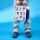 image 2 of Lunch Bag, Insulated, Medium | White | Robots