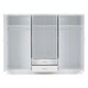 image 8 of Nevada 6 Door 2 Drawer Mirrored Wardrobe Brown | Sonoma Oak