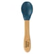 image 1 of Tiny Dining Bamboo Silicone Tip Spoon - Navy Blue