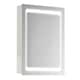 image 1 of kleankin LED Lighted Bathroom Mirror Cabinet W/ LED Lights Shelves Wall-mounted