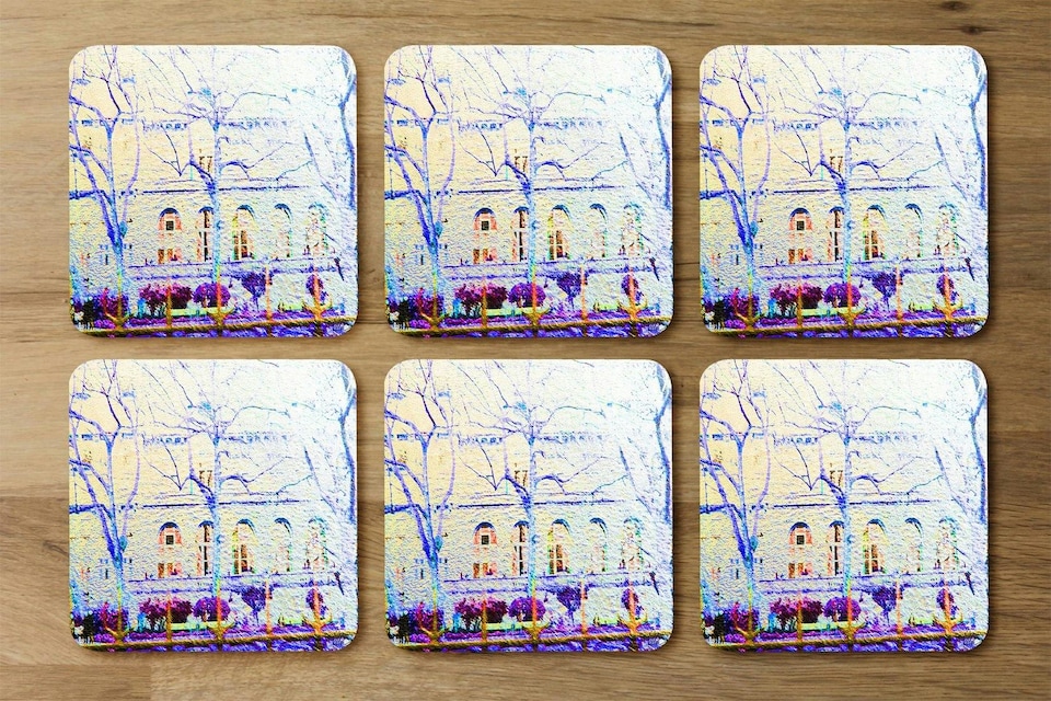 image 1 of BLUE TRESS (Coaster)