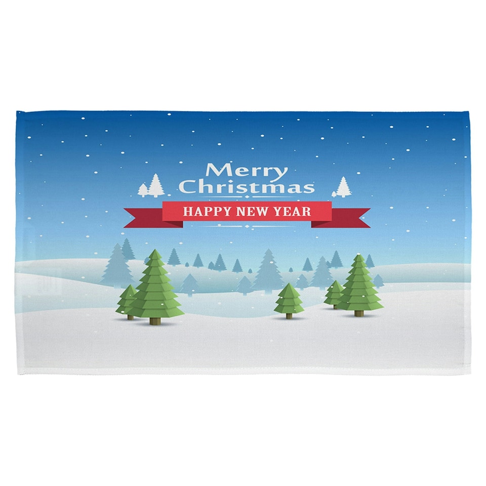 Merry christmas cover art (kitchen towel)