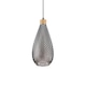 image 1 of Bergen-2 Indoor Dome Ceiling Pendant Lamp 1 Light Grey, E27