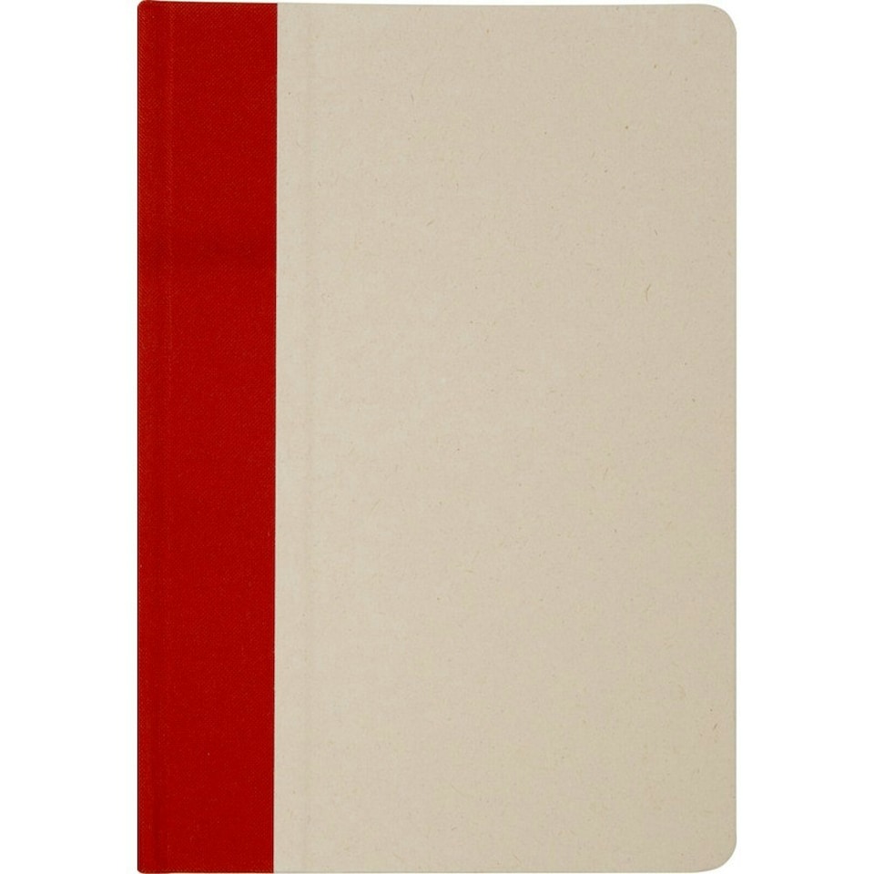 image 1 of Liliana Hard Cover Sugarcane Plastic A5 Notebook - Brick - One Size
