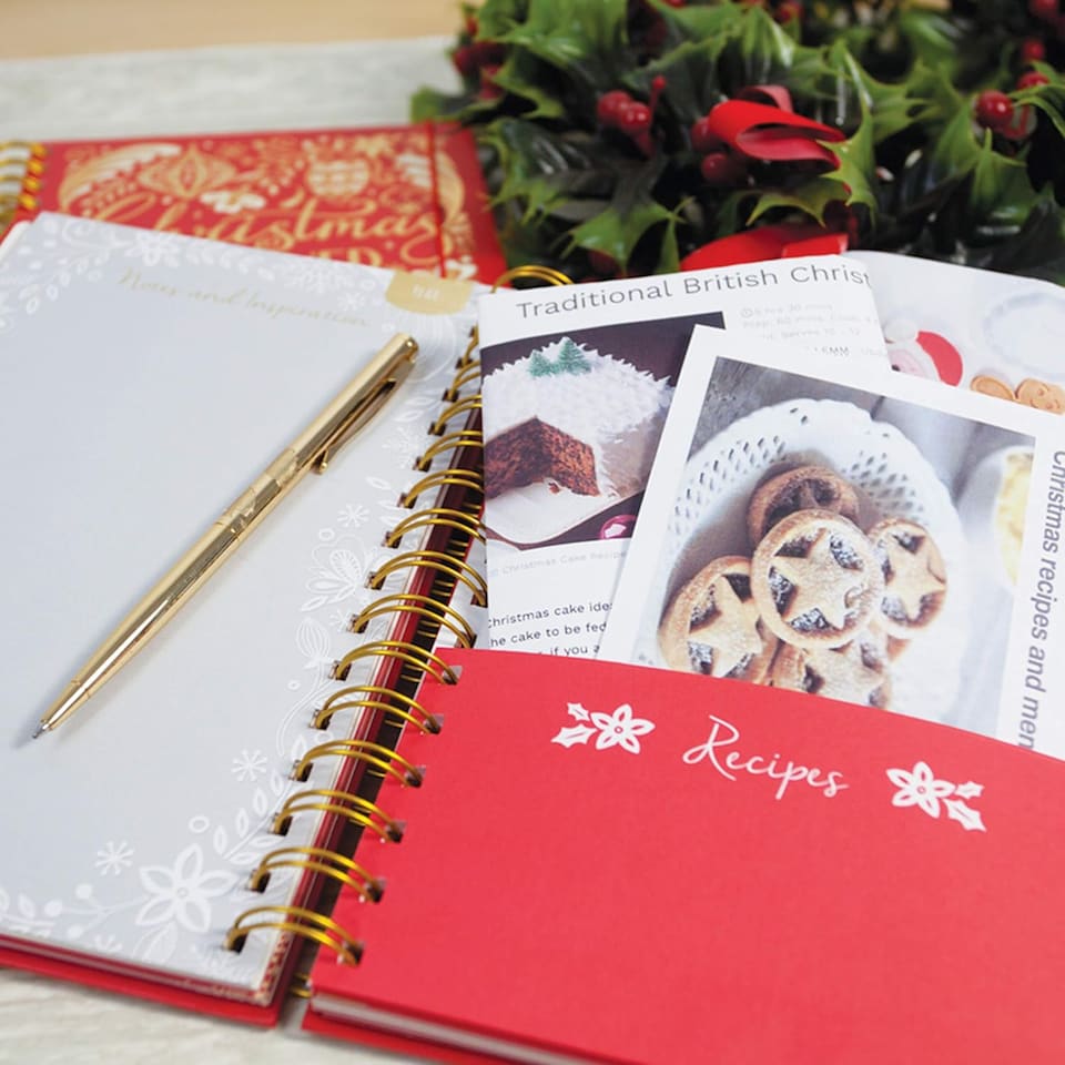 image 1 of Rachel Ellen A5 Christmas Organiser Book - 5 Year Planner
