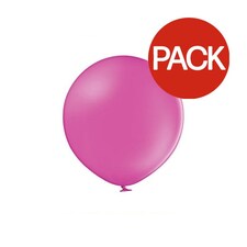 Belbal Latex Balloons (Pack of 100) - Pastel Rose - One Size Red