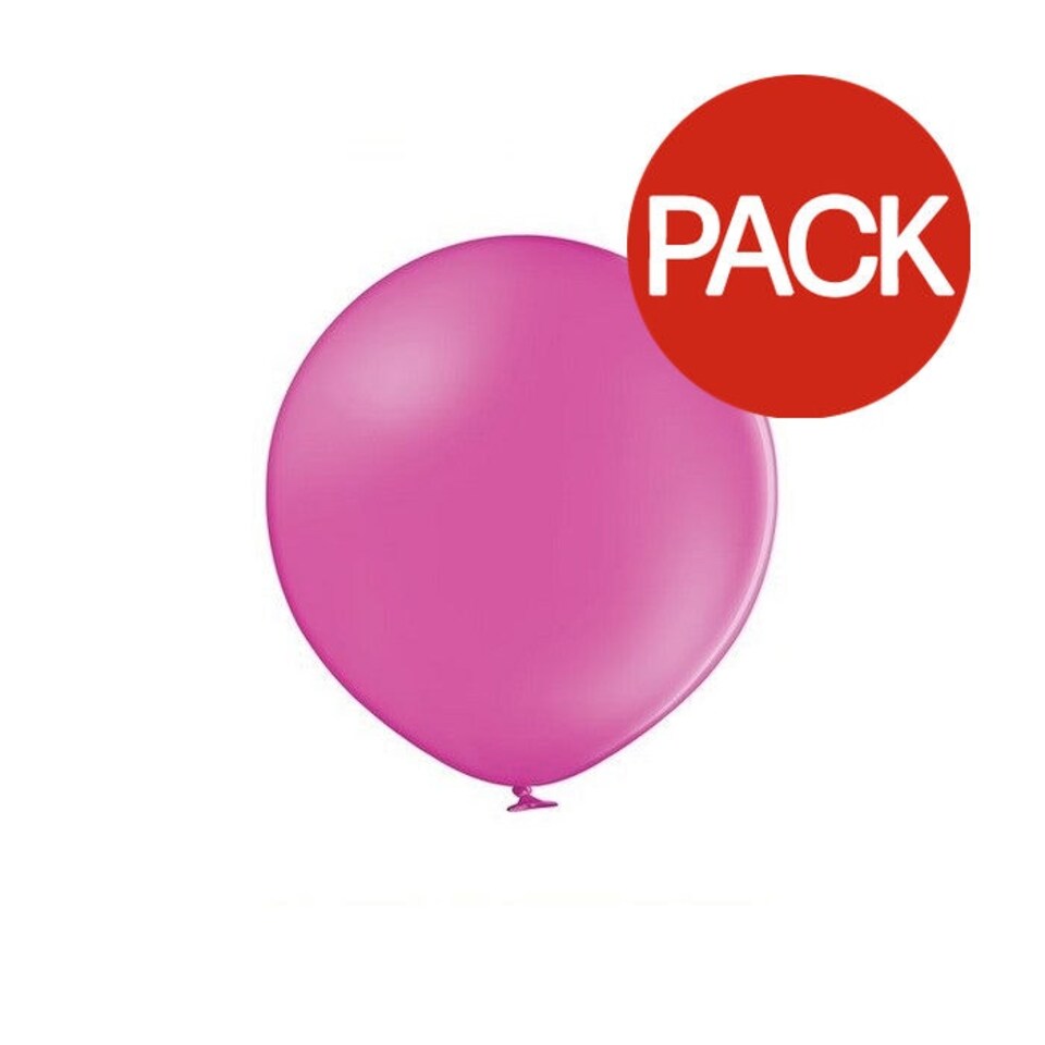 Belbal Latex Balloons (Pack of 100) - Pastel Rose - One Size Red