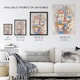 image 3 of Composition in Oval with Color Planes Mondrian Framed Wall Art Print 12X16"
