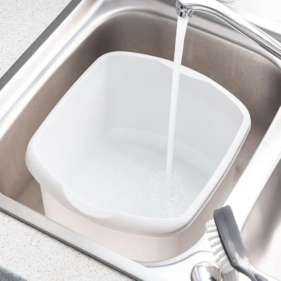 image 1 of Addis 8L Small Rectangular Bowl – White
