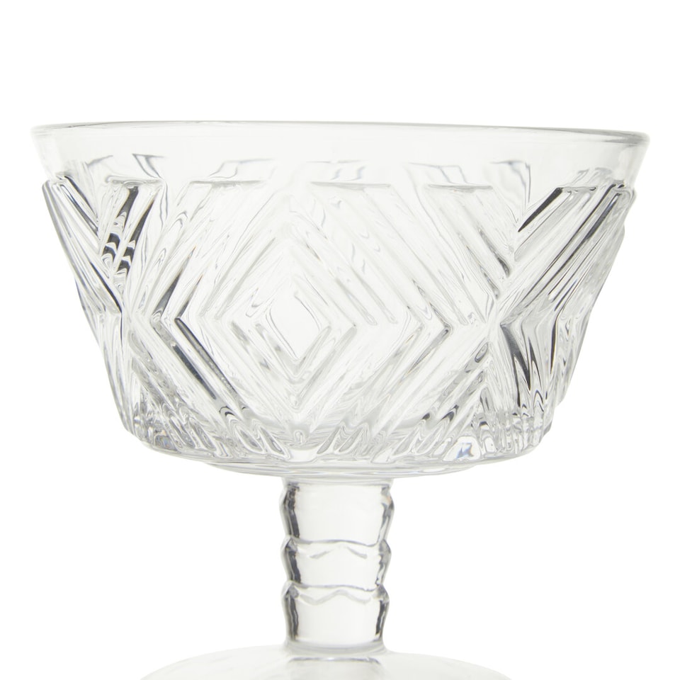 image 1 of Fleur Set of 4 Glass Dessert Bowls