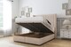 image 2 of Sloomy Marlborough Sand Naples Ottoman Bed With Mattress With 54" Wingback Headboard 4'6 Double
