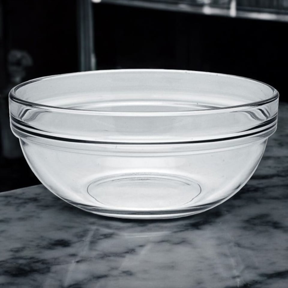 image 1 of Tempered Glass Mixing & Salad Serving Bowl - Medium