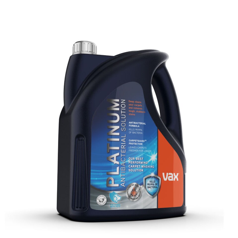 image 1 of VAX Platinum Antibacterial Carpet Cleaning Solution 4L