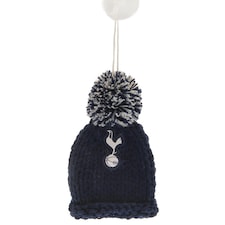 Tottenham Hotspur FC Bobble Hat Car Mirror Decoration - Navy Blue - One Size