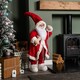 image 4 of 80cm Red Standing Mega Papa Noel Santa Claus Indoor Decoration