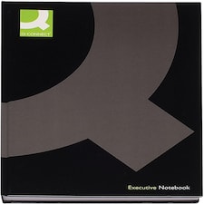 Pack of 3 A5 Hardback Black Casebound Notebooks