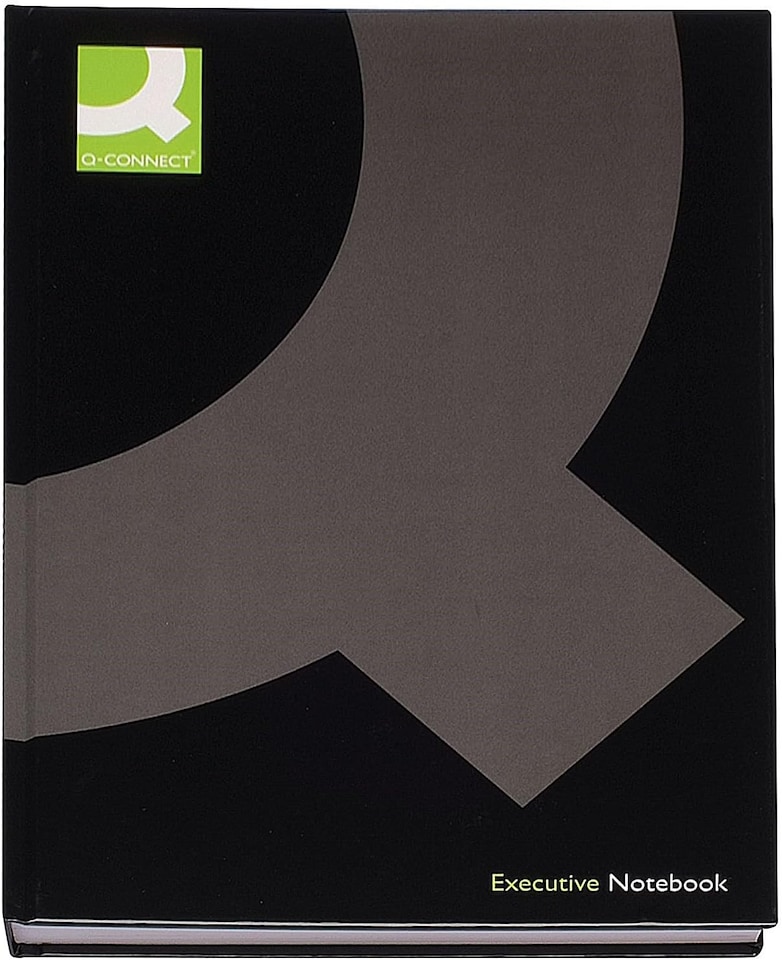 image 1 of Pack of 3 A5 Hardback Black Casebound Notebooks