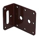 image 6 of Angle Corner Bracket L-Shape Brace Fastener Plate 80mm x 40mm x 75mm