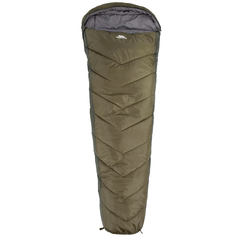 image 1 of Trespass Doze 3 Season Sleeping Bag | Green | Chive | One size | 1