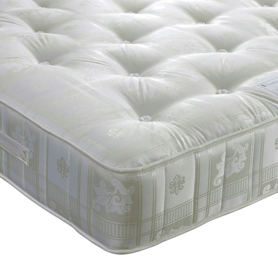 image 1 of Dawson White Wooden Ottoman Bed And Majestic 1000 Pocket Sprung Mattress Double N/A