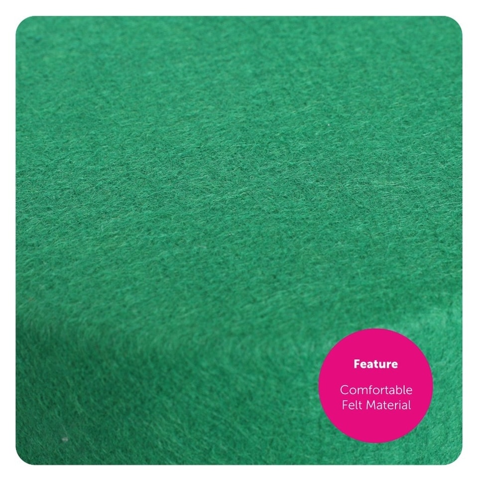 image 1 of Pack of 1 Green Glitter Cowboy Hat & Feather Boa Green | One Size