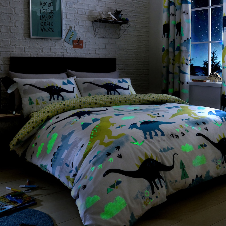 image 1 of Bedlam Dino Duvet Cover Set Multi