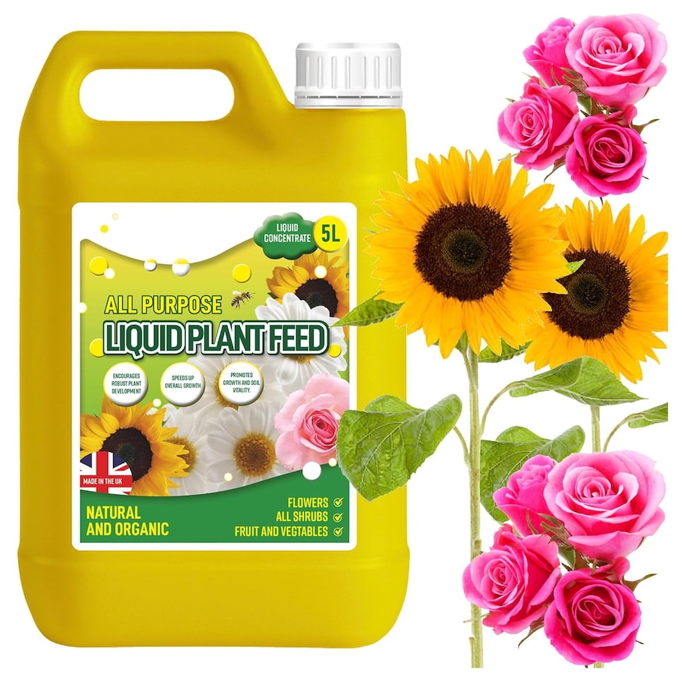 image 1 of 1 x 5L All Purpose Concentrated Liquid Plant Feed Promotes Growth & Soil Vitality