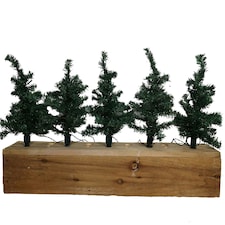 Set of 6 30cm Light up Christmas Tree Path Lights with Warm White LEDs