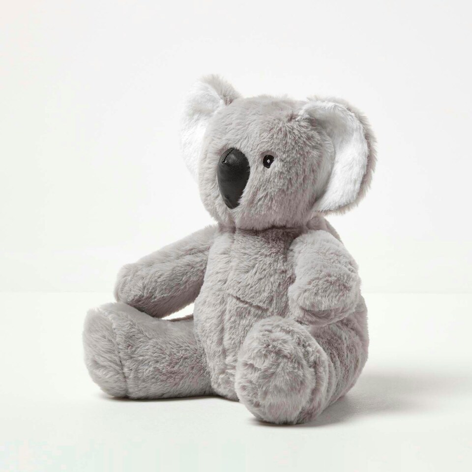 image 1 of Homescapes Grey Koala Bear Doorstop