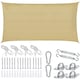 image 1 of Sun Sail Sonny, UV Protected, Water-Resistant and Anti-Tear | Cream | sand | 2 x 4 m | 1