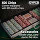 image 9 of Poker Set - 500 Piece Complete With Casino Style Case