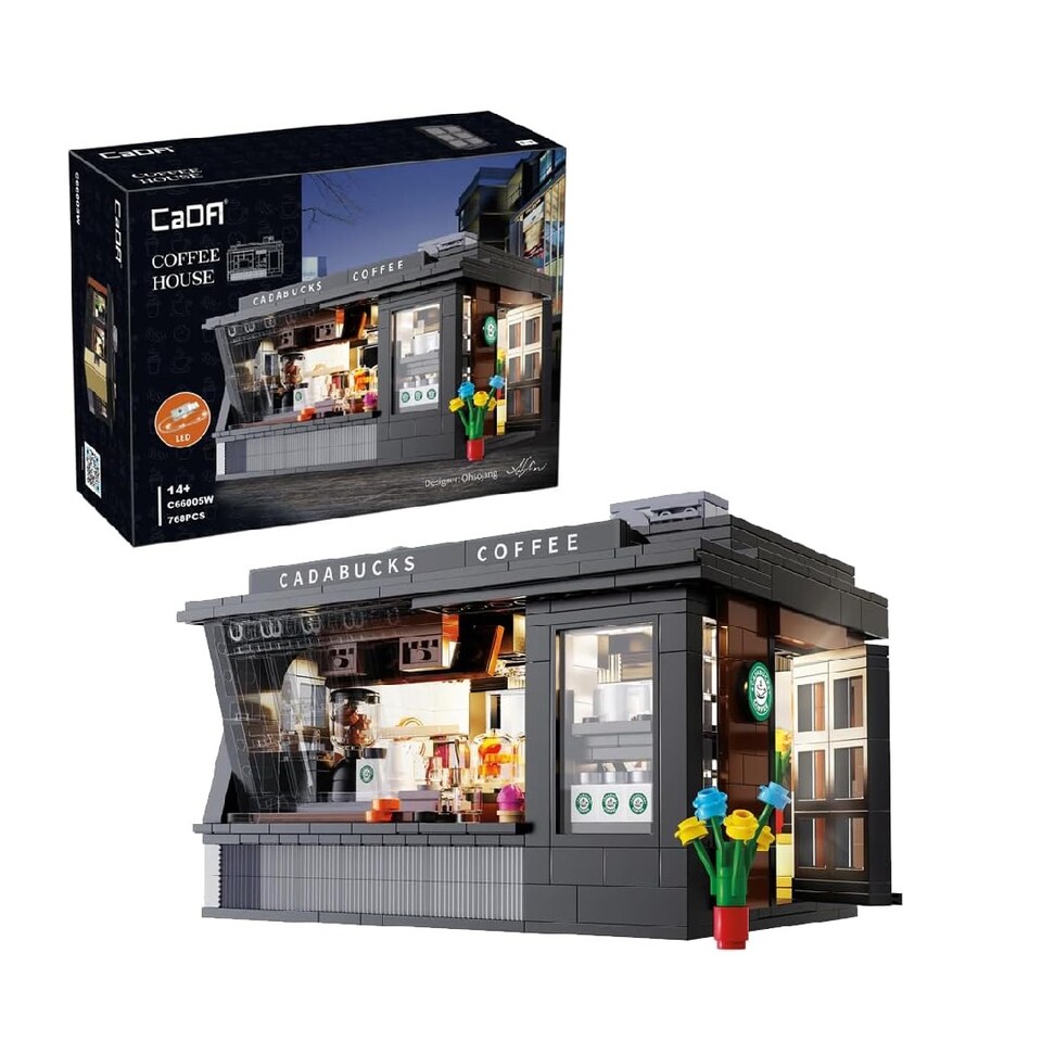 image 1 of CaDa Coffee Shop 768 Piece Construction Set