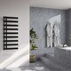 image 2 of Agar - Black Electric Towel Rail H1156mm x W500mm 500w Standard