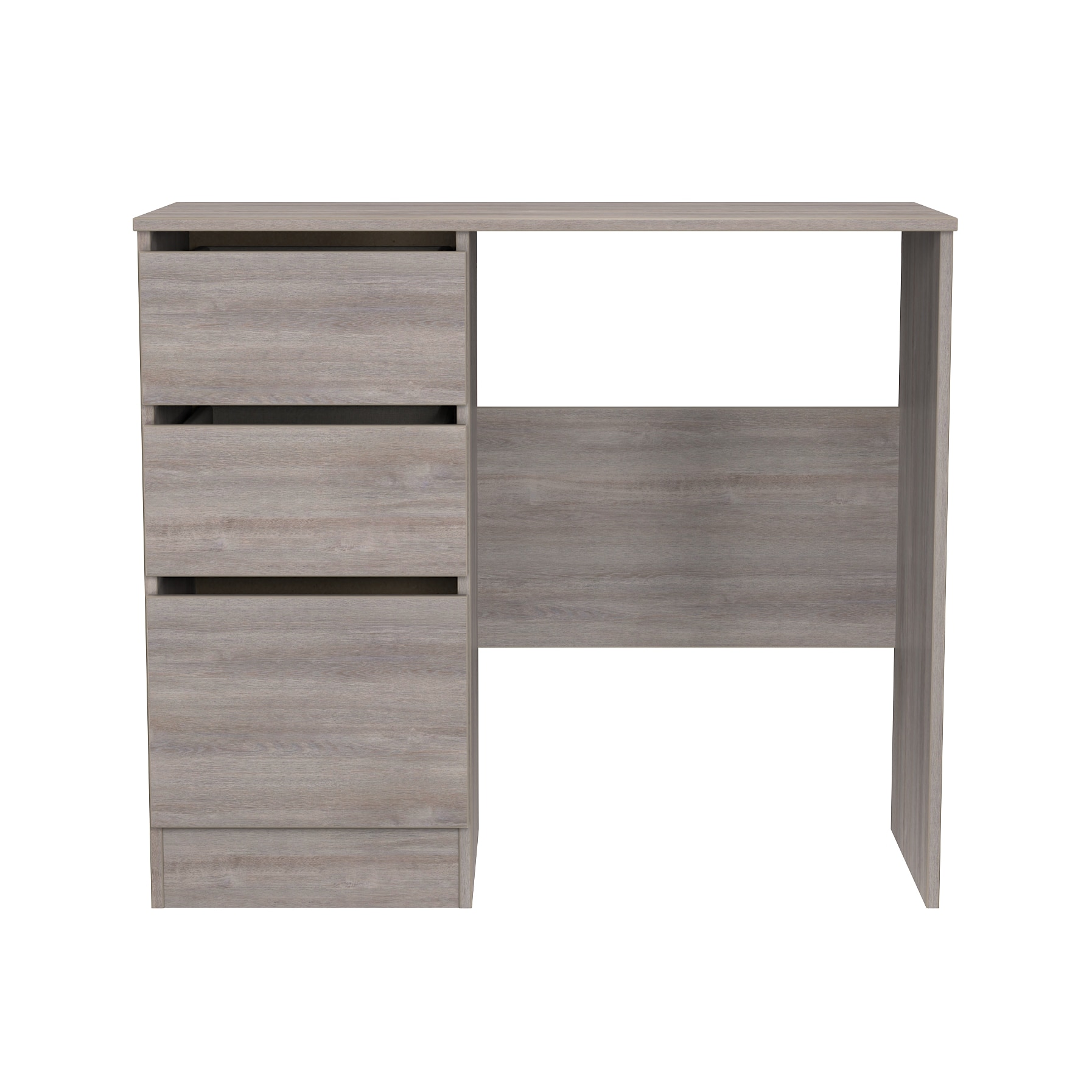 Crosby 3 Drawer Vanity in Grey Oak