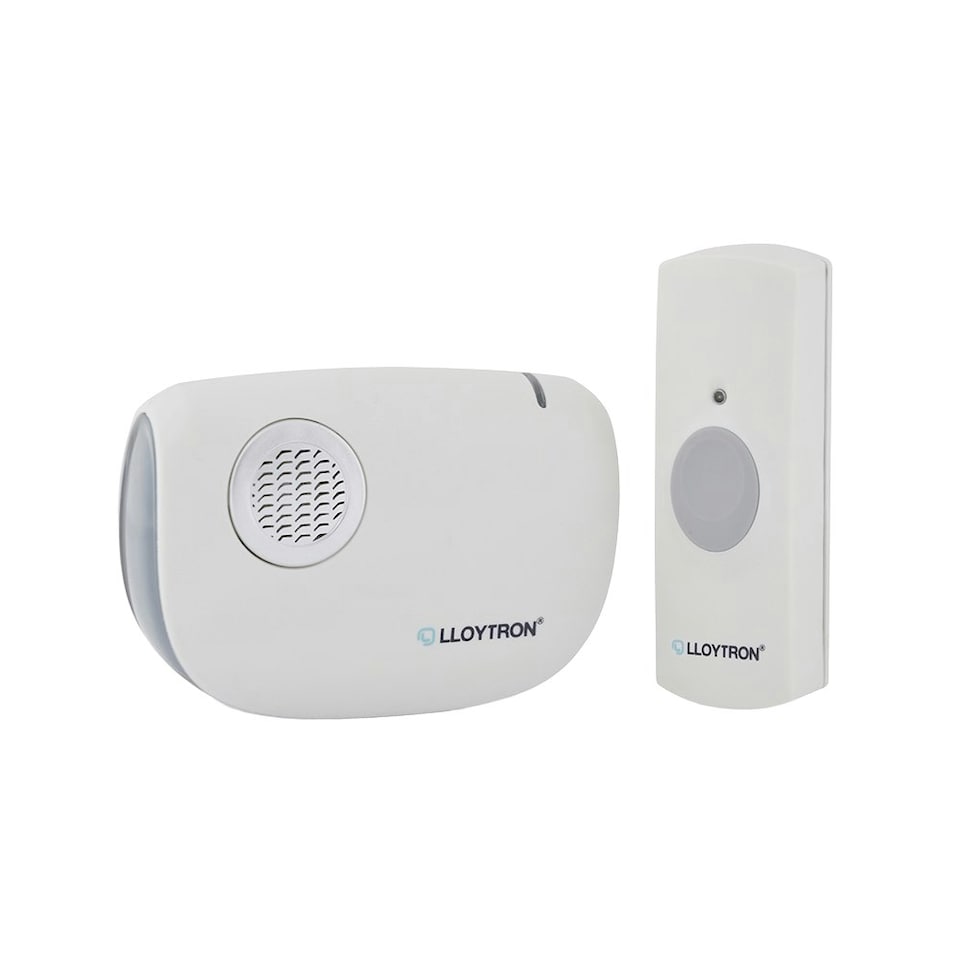 MIP3 DingDong Battery Operated Portable Door Chime Kit White - One Colour - One Size