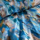 image 3 of Portfolio Home Daphne Floral Soft Bed Linen Bedding Duvet Cover Set With Pillowcase | Blue | King