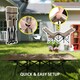 image 6 of Outsunny Camping Bed for Adults with Cushion, Headrest, Side Pocket, Grey 