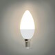 image 3 of ValueLights 10 Pack Dimmable E14 White Plastic Candle LED 5W Warm White 3000K 400lm Light Bulb