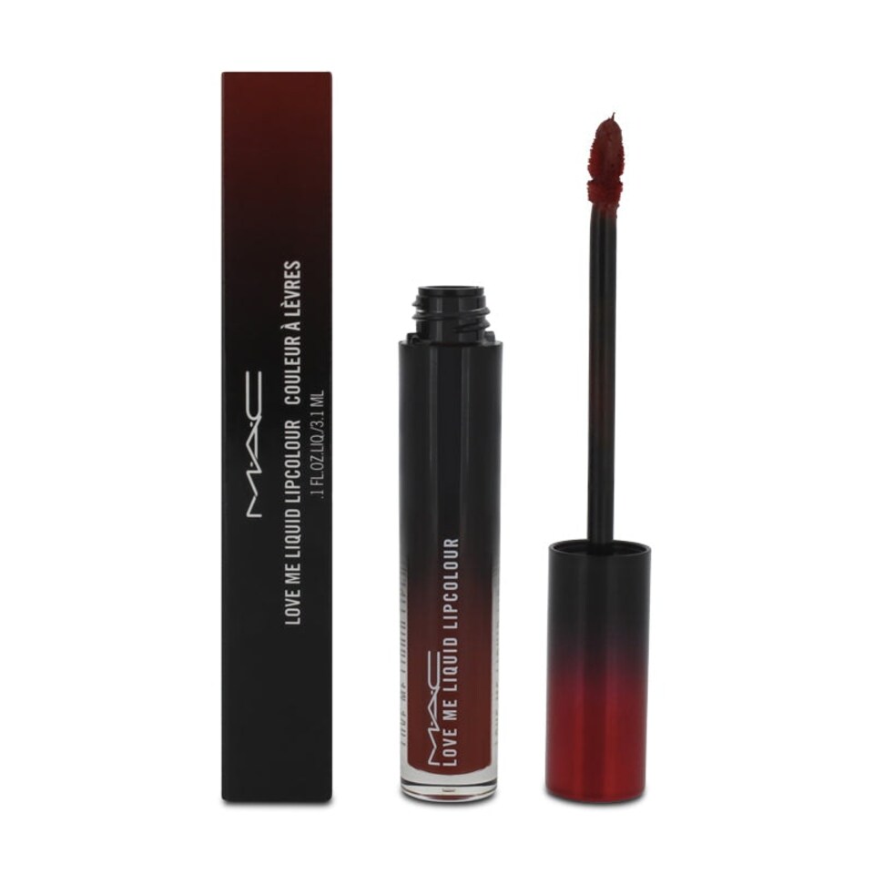 image 1 of MAC Love Me Red Liquid Lipstick 481 Deify Me N/A